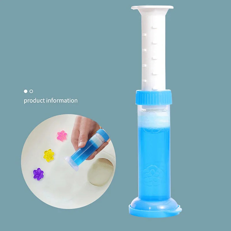 Toilet Cleaning Stamp Gel Toilet Injection Gel Flower Bathroom Cleaner Toilet Gel (random color)