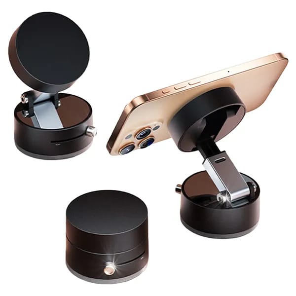 360 Magnetic Phone Holder Strong Magnetic Suction Mount With 360 Degree Rotation For Car Desk And Tabletop Use