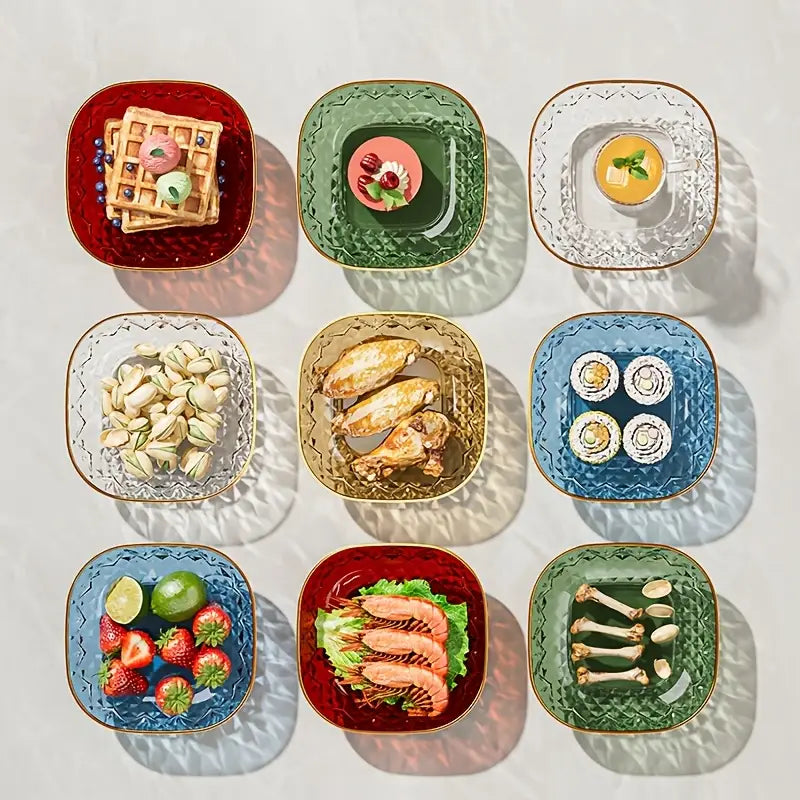 4pc-WHITE PLASTIC SERVING BOWL