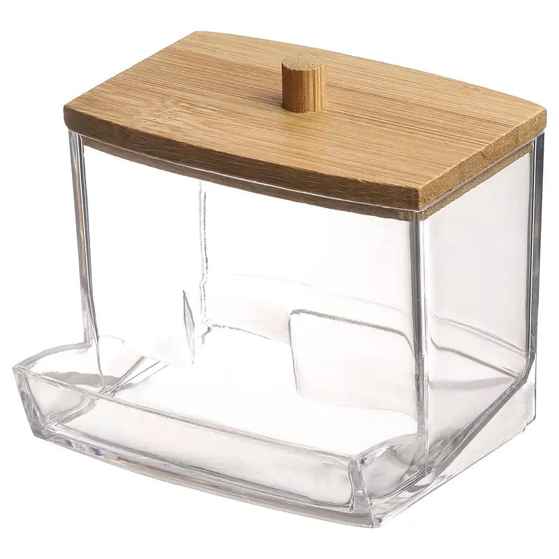 Transparent Plastic Cotton Swabs Box