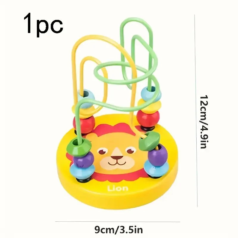 Wooden Bead Bird Toy